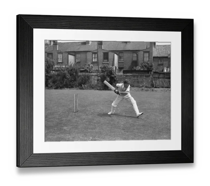 Framed Print : Batting Practice
