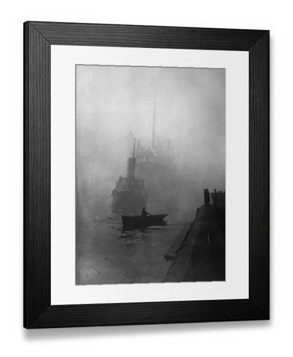 Framed Print : Misty Thames