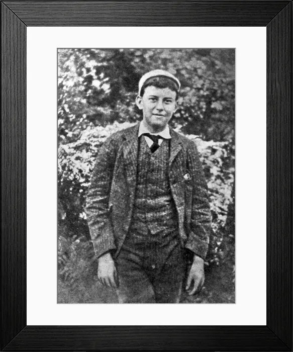 Framed Print : Crowley As A Boy Framed Print : Crowley As A Boy