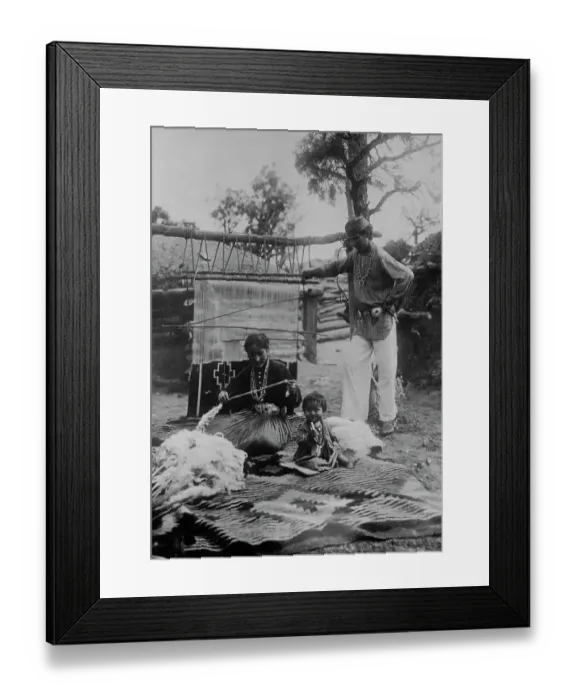 Framed Print : Navajo Family, Grand Canyon National Park, AZ Framed Print : Navajo Family, Grand Canyon National Park, AZ