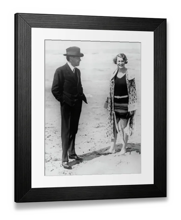 Framed Print : English Nobility in Deuville Framed Print : English Nobility in Deuville