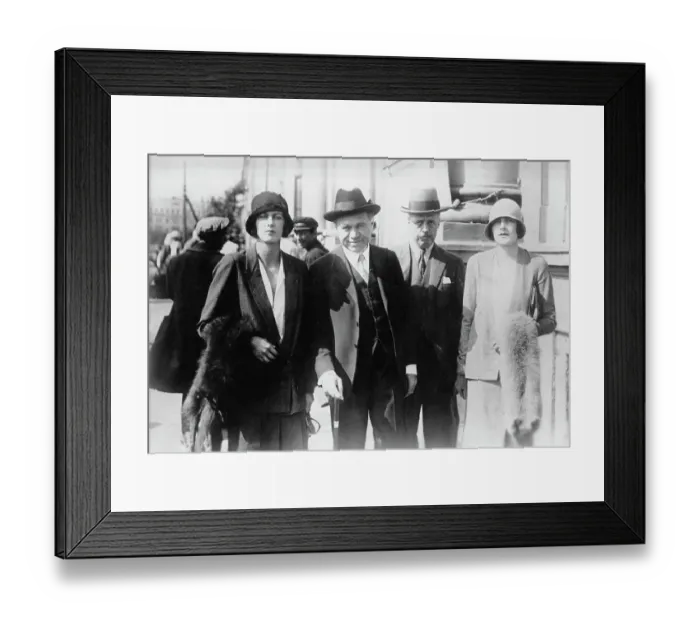 Framed Print : Lord Beaverbrook visits Russia