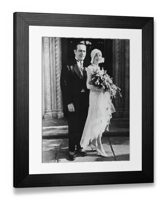 Framed Print : Constance Talmadge & Townsend Netcher Framed Print : Constance Talmadge & Townsend Netcher