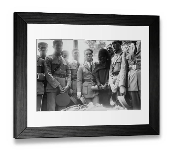 Framed Print : Emilio Carranza's Funeral