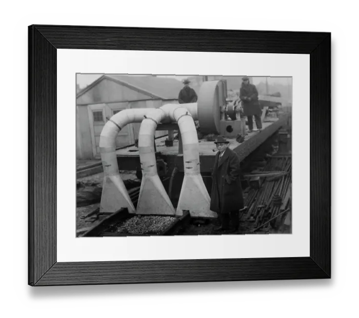 Framed Print : Railroad Vaccuum Cleaner Framed Print : Railroad Vaccuum Cleaner