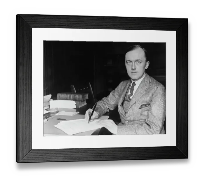 Framed Print : Baron Leopold Von Plessen, German Diplomat Framed Print : Baron Leopold Von Plessen, German Diplomat