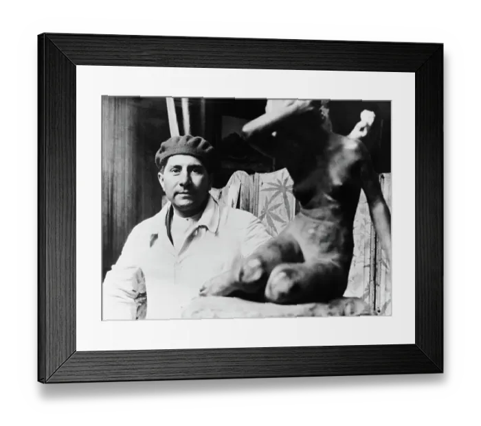 Framed Print : Emmanuel A. Cavacos, Greek-Born American sculptor Framed Print : Emmanuel A. Cavacos, Greek-Born American sculptor