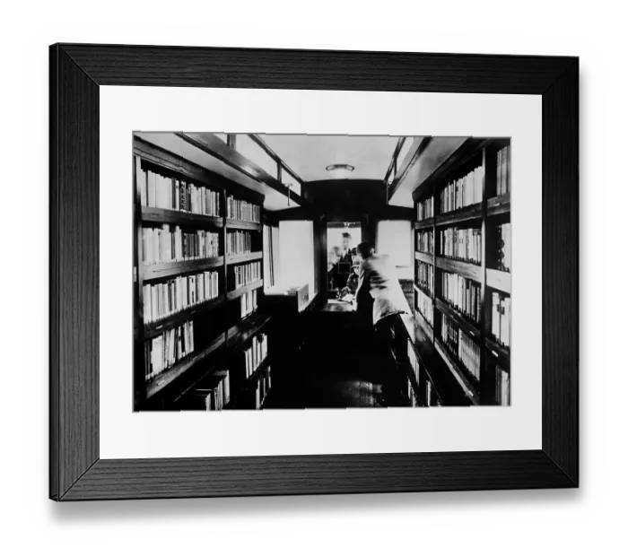 Framed Print : Travelling Municipal Library Framed Print : Travelling Municipal Library