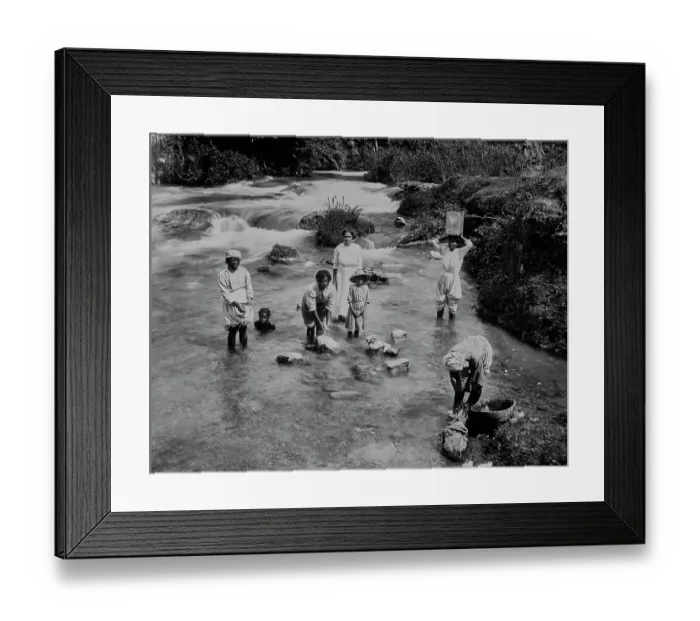 Framed Print : Jamaican Laundry Day Framed Print : Jamaican Laundry Day