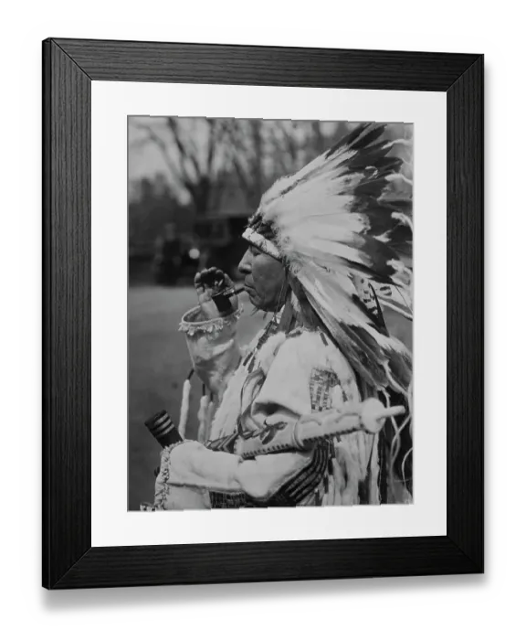 Framed Print : Clement Whirlwind Soldier, Sioux Chief Framed Print : Clement Whirlwind Soldier, Sioux Chief
