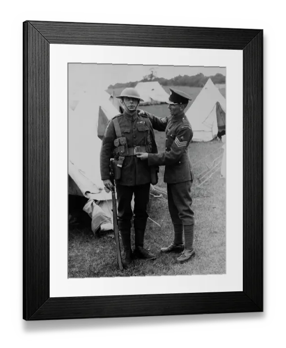 Framed Print : The Territorial Army, Great War Framed Print : The Territorial Army, Great War