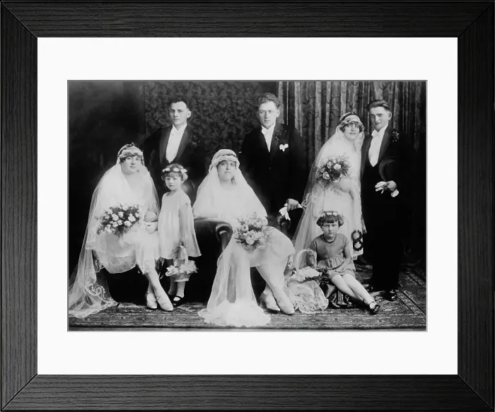 Framed Print : Triple Wedding Framed Print : Triple Wedding