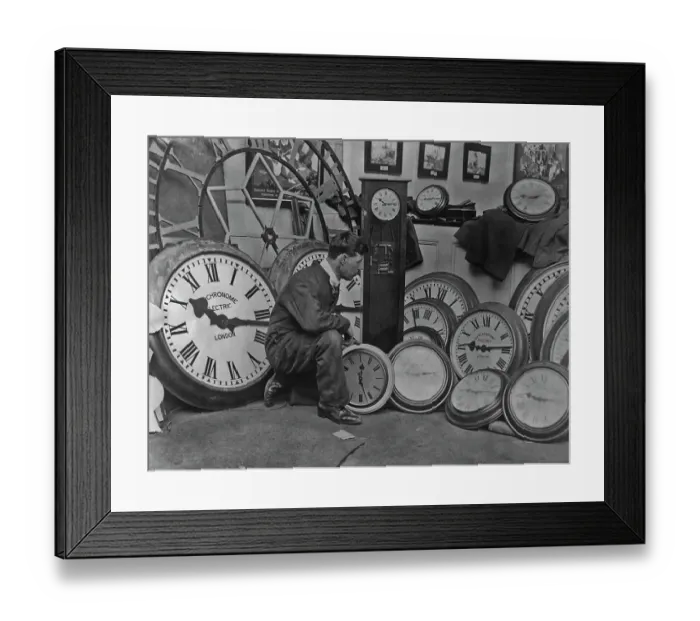 Framed Print : Taking Down The Clocks Framed Print : Taking Down The Clocks