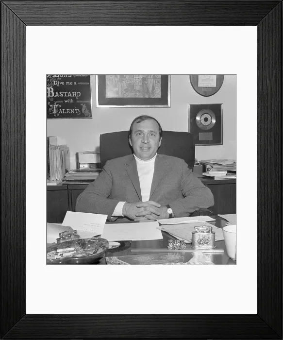Framed Print : Morris Levy Of Roulette Recrods Framed Print : Morris Levy Of Roulette Recrods