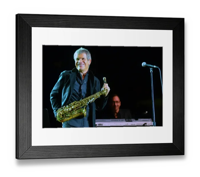 Framed Print : Saxophonist David Sanborn Performing Framed Print : Saxophonist David Sanborn Performing