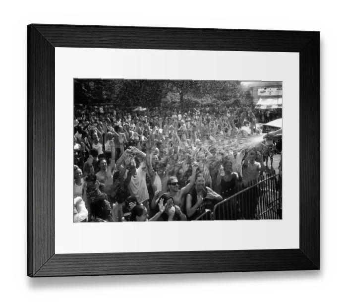 Framed Print : Bill Tompkins Crowd waterdown Archive Framed Print : Bill Tompkins Crowd waterdown Archive