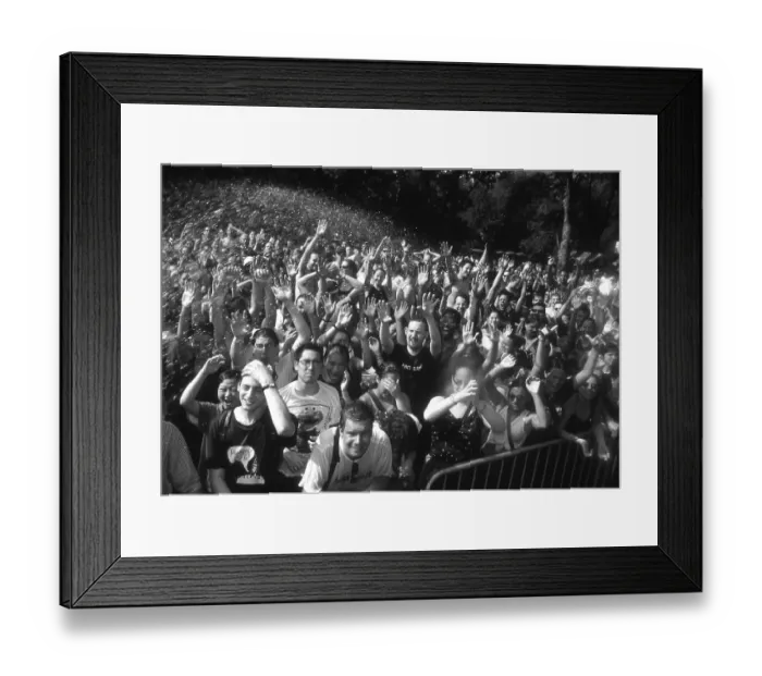 Framed Print : Bill Tompkins Crowd waterdown Archive Framed Print : Bill Tompkins Crowd waterdown Archive