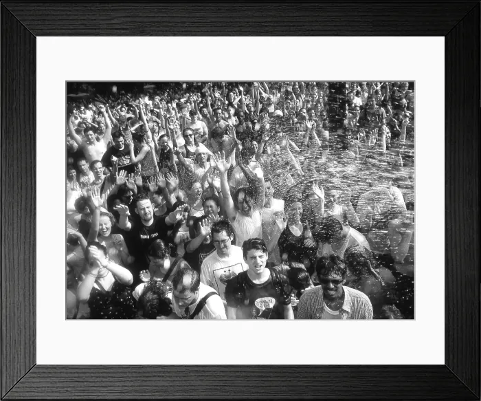 Framed Print : Bill Tompkins Crowd waterdown Archive Framed Print : Bill Tompkins Crowd waterdown Archive