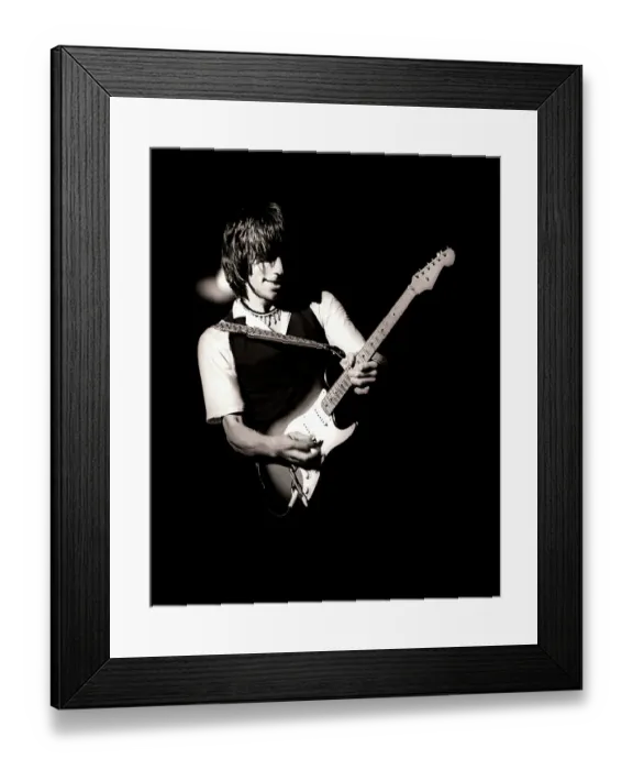Framed Print : Jeff Beck Live Framed Print : Jeff Beck Live