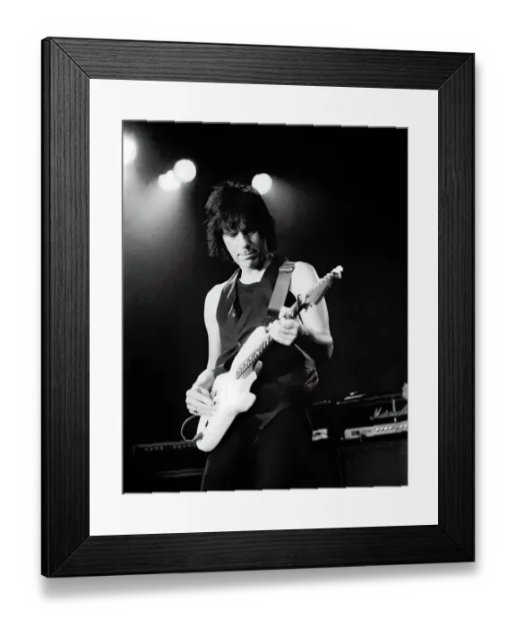 Framed Print : Jeff Beck Live Framed Print : Jeff Beck Live