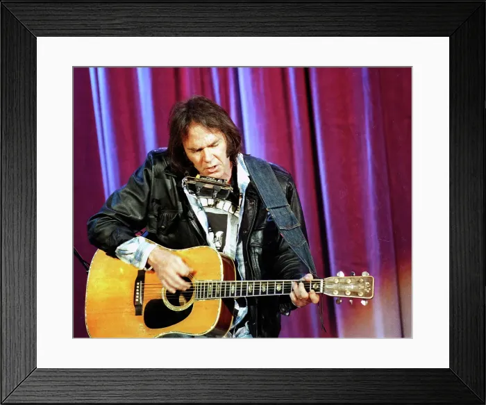 Framed Print : Neil Young live Framed Print : Neil Young live