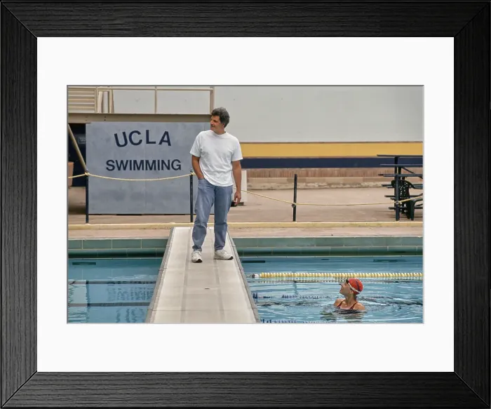 Framed Print : Mark Spitz, Student Activities Center, UCLA Framed Print : Mark Spitz, Student Activities Center, UCLA