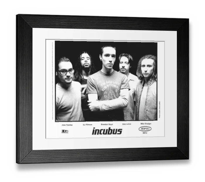 Framed Print : Photo of Incubus Framed Print : Photo of Incubus