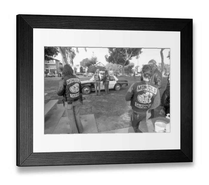 Framed Print : Mongols Motorcycle Club Framed Print : Mongols Motorcycle Club
