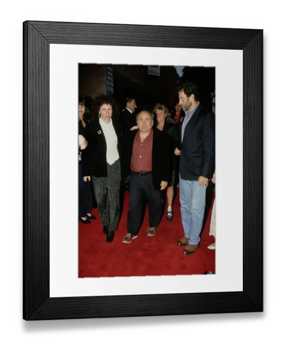 Framed Print : Rhea Perlman and Danny DeVito Framed Print : Rhea Perlman and Danny DeVito