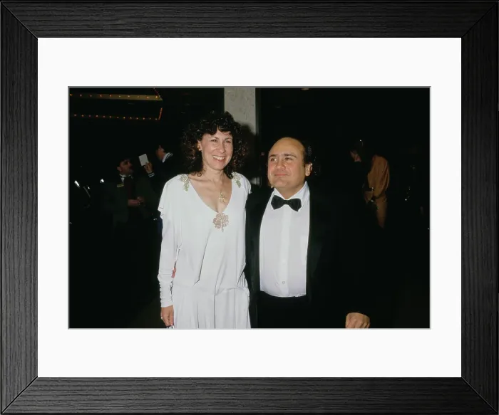 Framed Print : Rhea Perlman and Danny DeVito Framed Print : Rhea Perlman and Danny DeVito