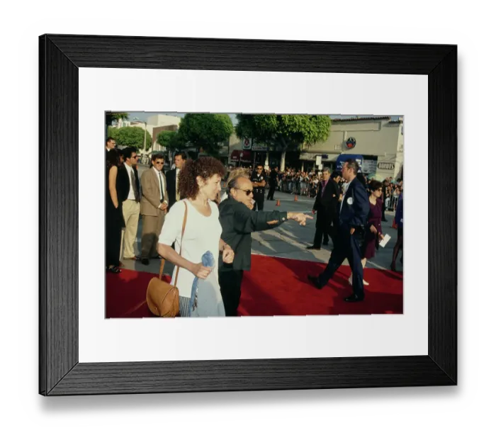 Framed Print : Rhea Perlman and Danny DeVito Framed Print : Rhea Perlman and Danny DeVito