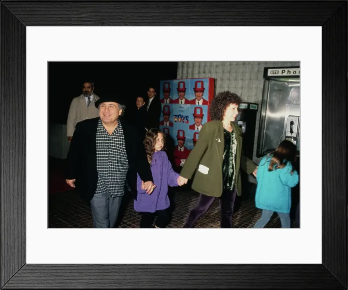 Framed Print : Danny DeVito, Rhea Perlman And Family Framed Print : Danny DeVito, Rhea Perlman And Family