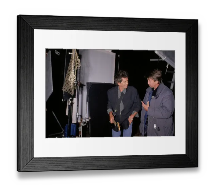 Framed Print : The Rolling Stones Shoot Highwire Music Video Framed Print : The Rolling Stones Shoot Highwire Music Video
