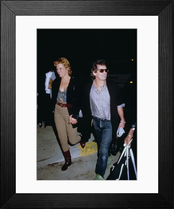 Framed Print : Keith Richards And Patti Hansen Framed Print : Keith Richards And Patti Hansen