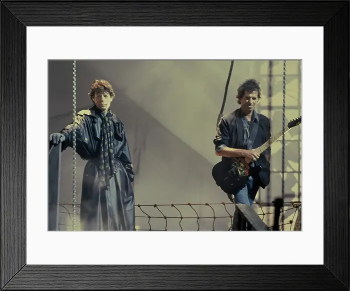 Framed Print : The Rolling Stones Shoot Highwire Music Video Framed Print : The Rolling Stones Shoot Highwire Music Video