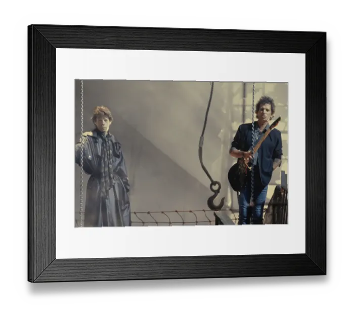 Framed Print : The Rolling Stones Shoot Highwire Music Video Framed Print : The Rolling Stones Shoot Highwire Music Video
