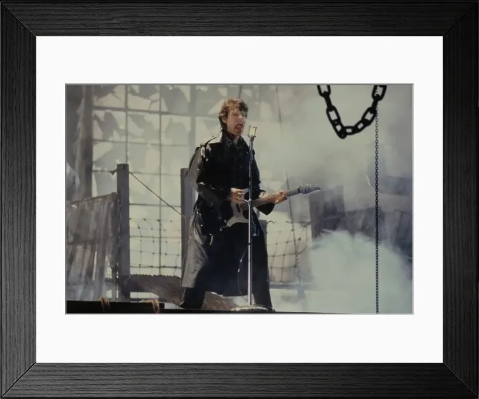 Framed Print : The Rolling Stones Shoot Highwire Music Video Framed Print : The Rolling Stones Shoot Highwire Music Video