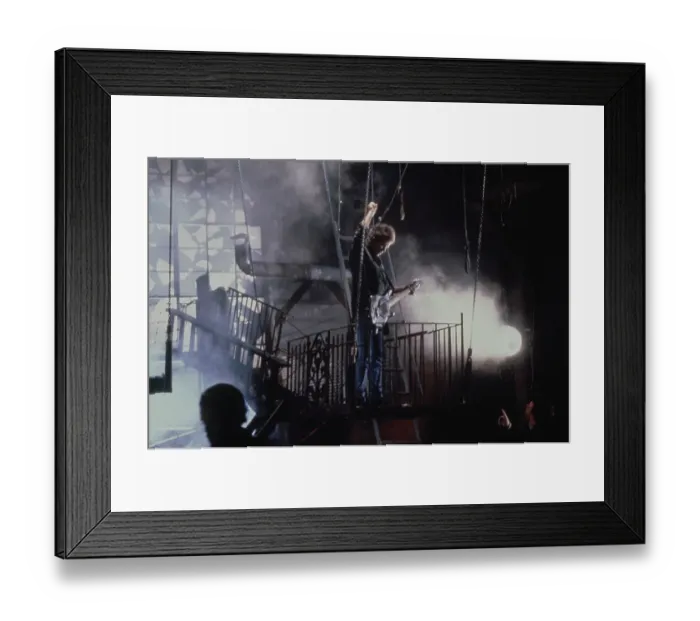 Framed Print : The Rolling Stones Shoot Highwire Music Video Framed Print : The Rolling Stones Shoot Highwire Music Video