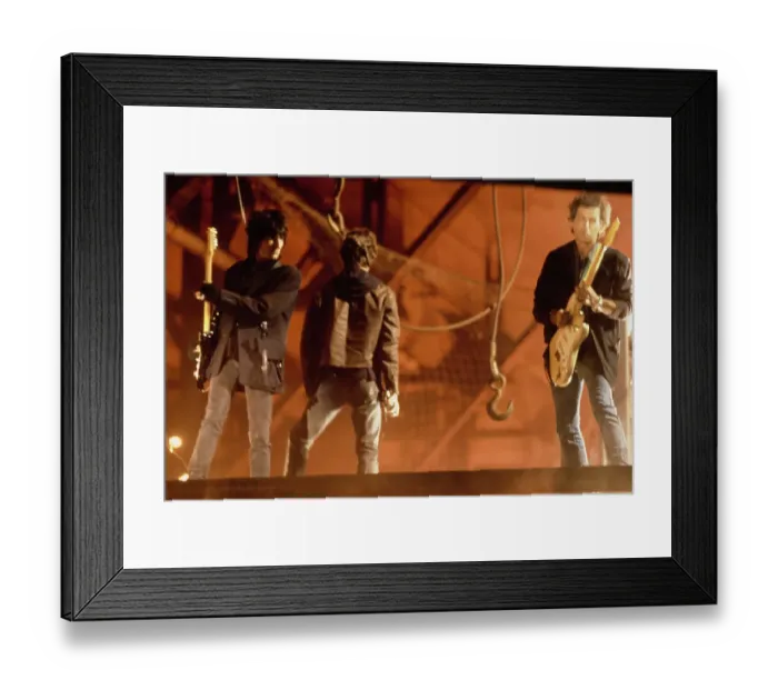 Framed Print : The Rolling Stones Shoot Highwire Music Video Framed Print : The Rolling Stones Shoot Highwire Music Video