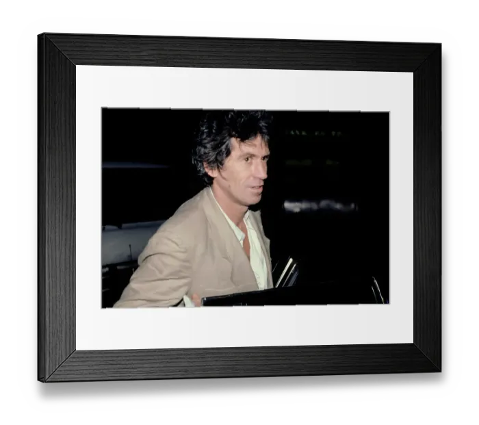 Framed Print : Keith Richards