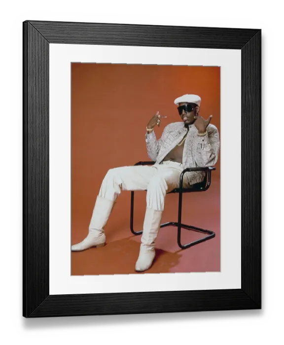 Framed Print : American Rapper Kool Moe Dee