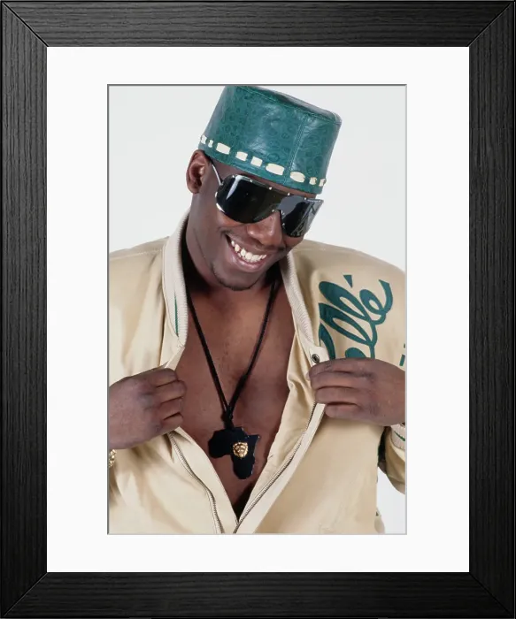 Framed Print : American Rapper Kool Moe Dee Framed Print : American Rapper Kool Moe Dee