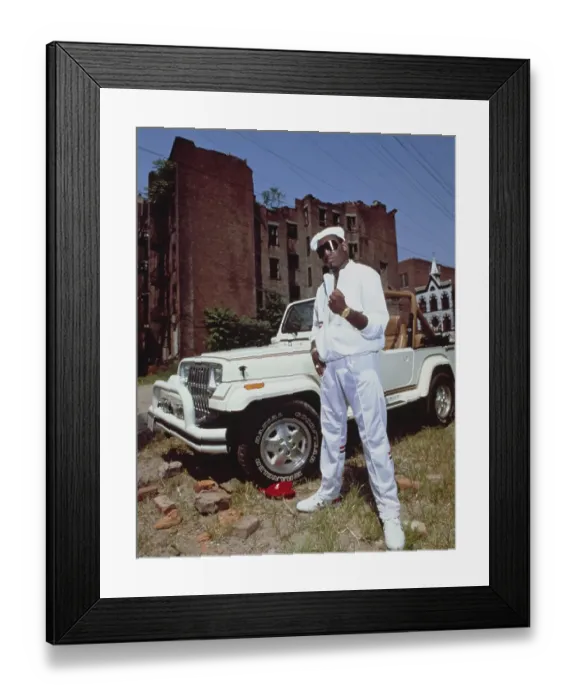 Framed Print : American Rapper Kool Moe Dee Framed Print : American Rapper Kool Moe Dee