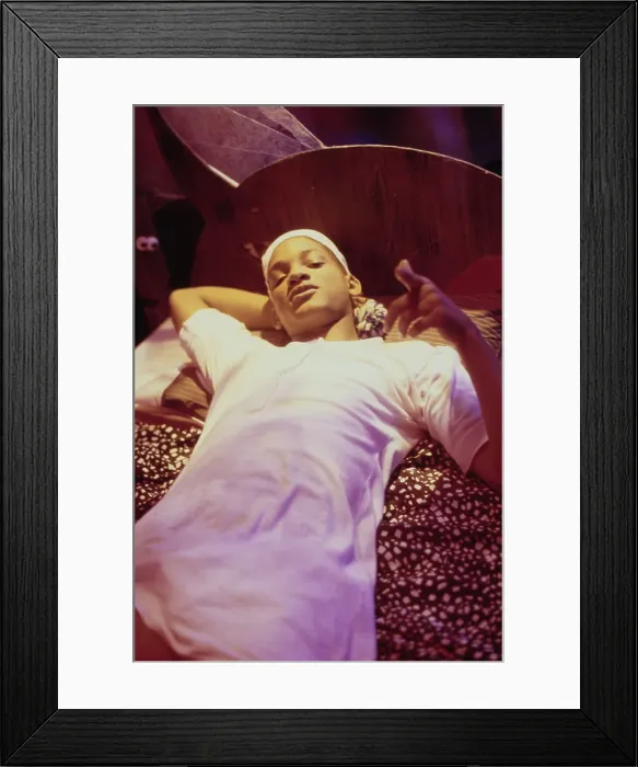 Framed Print : Will Smith in Nightwear Framed Print : Will Smith in Nightwear