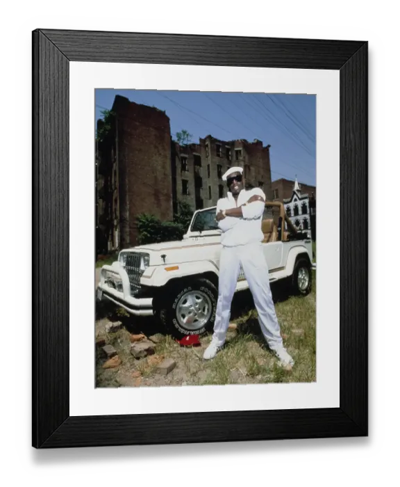 Framed Print : American Rapper Kool Moe Dee Framed Print : American Rapper Kool Moe Dee