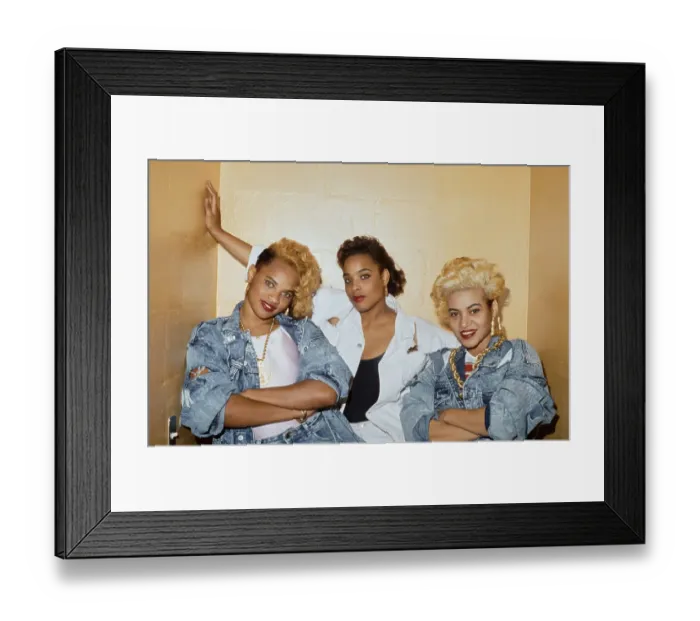 Framed Print : Salt-N-Pepa, American Hip Hop Band Framed Print : Salt-N-Pepa, American Hip Hop Band