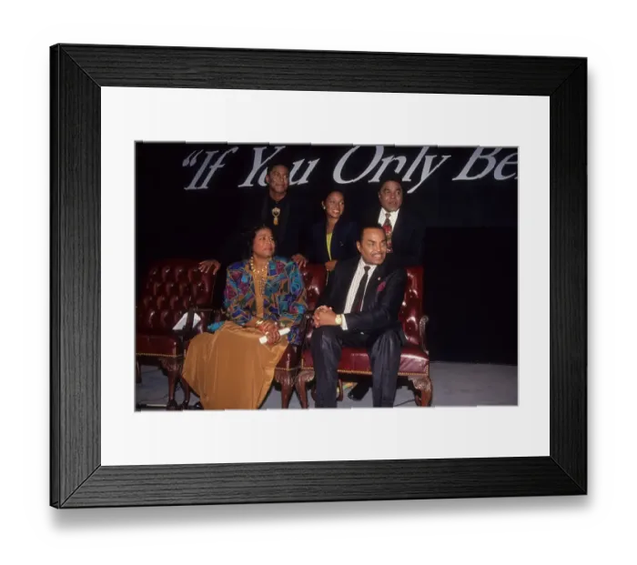 Framed Print : Jackson Family Press Conference Framed Print : Jackson Family Press Conference