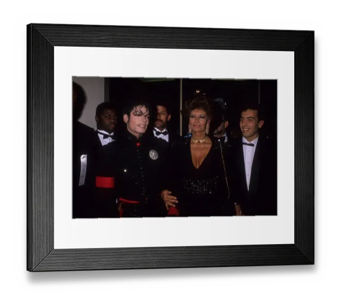 Framed Print : Celebrities Attend An Event Framed Print : Celebrities Attend An Event