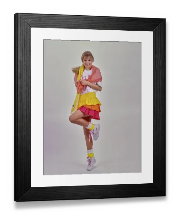 Framed Print : Summer Of 89 Womenswear Fashion Shoot