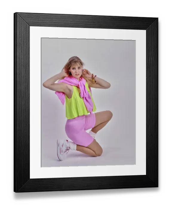 Framed Print : Summer Of 89 Womenswear Fashion Shoot